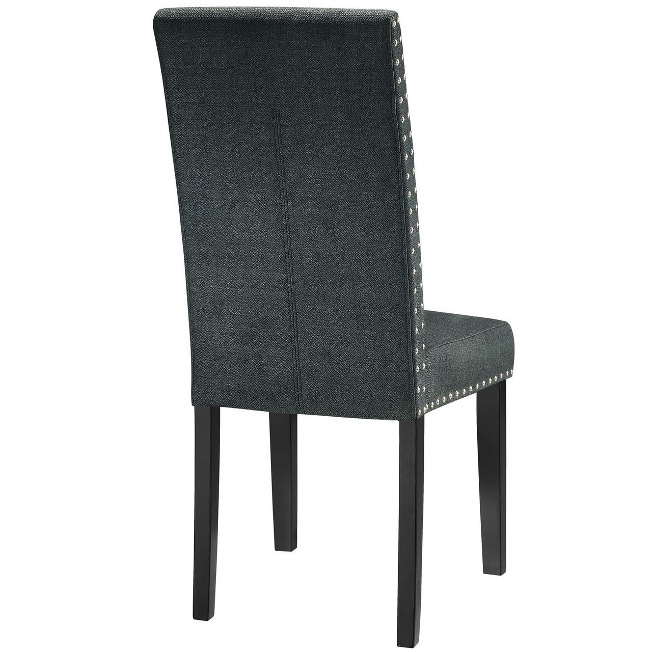 Parcel Dining Fabric Side Chair, Grey Fabric
