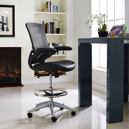 Attainment Drafting Stool in Black