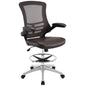 Attainment Drafting Stool in Brown