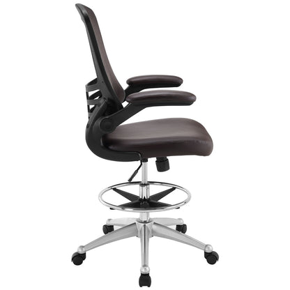 Attainment Drafting Stool in Brown
