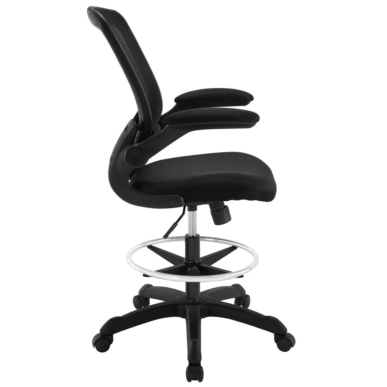 Veer Drafting Stool in Black