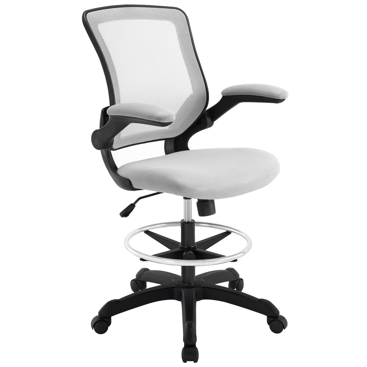 Veer Drafting Stool in Gray