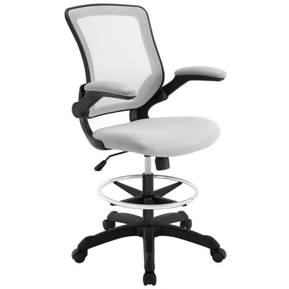 Veer Drafting Stool in Gray