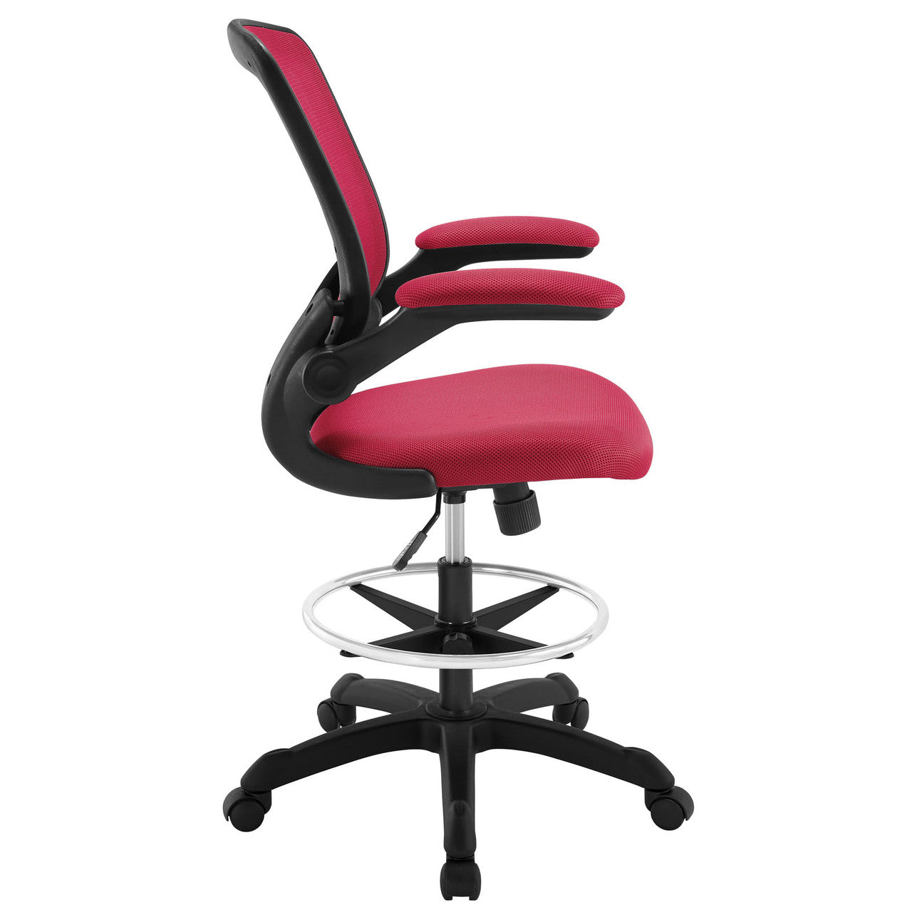 Veer Drafting Stool in Red
