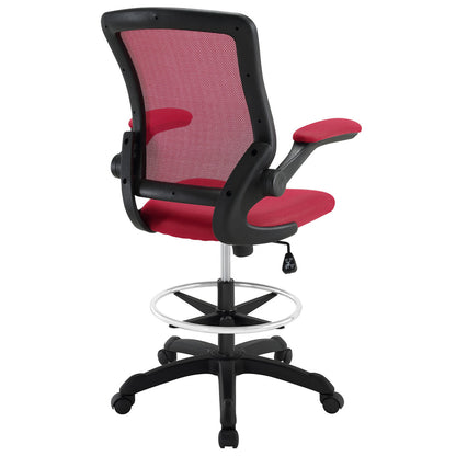 Veer Drafting Stool in Red