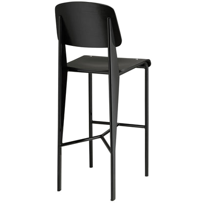 Cabin Bar Stool, Black Metal