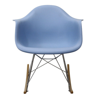 Rocker Lounge Chair in Blue