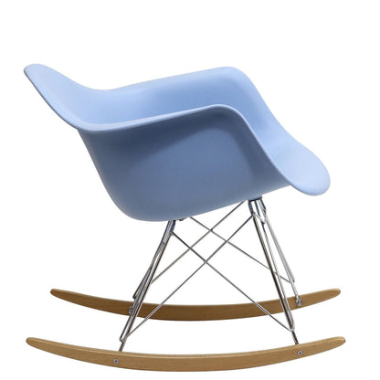 Rocker Lounge Chair in Blue