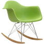 Rocker Lounge Chair in Green