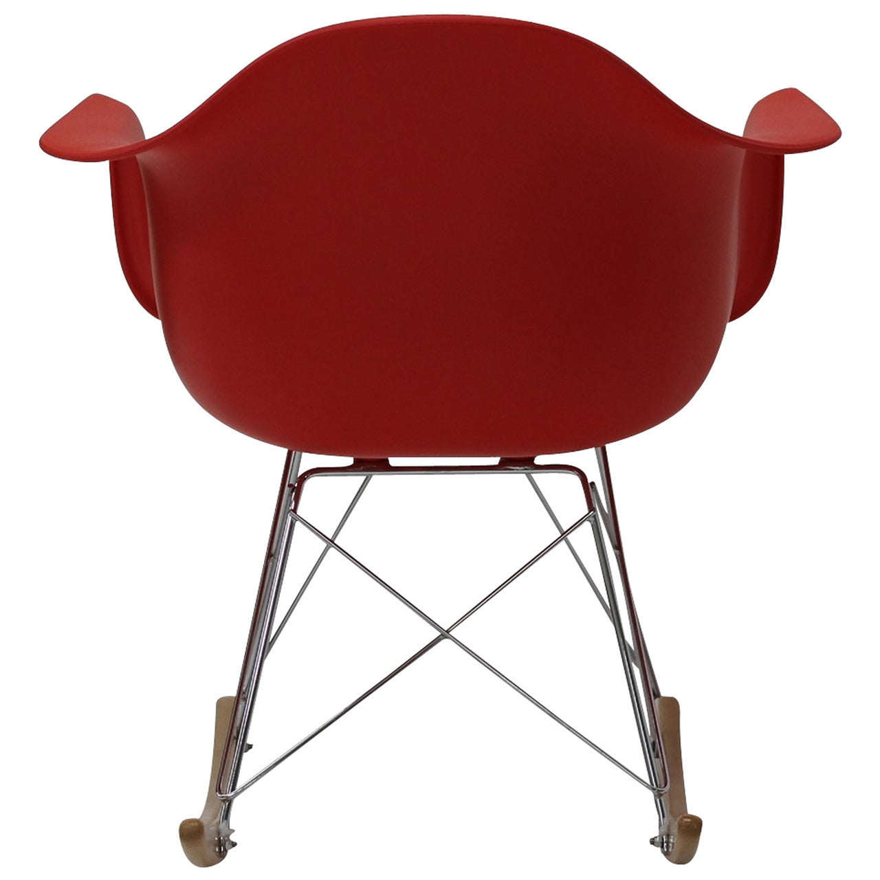 Rocker Lounge Chair in Red