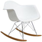 Rocker Lounge Chair in White