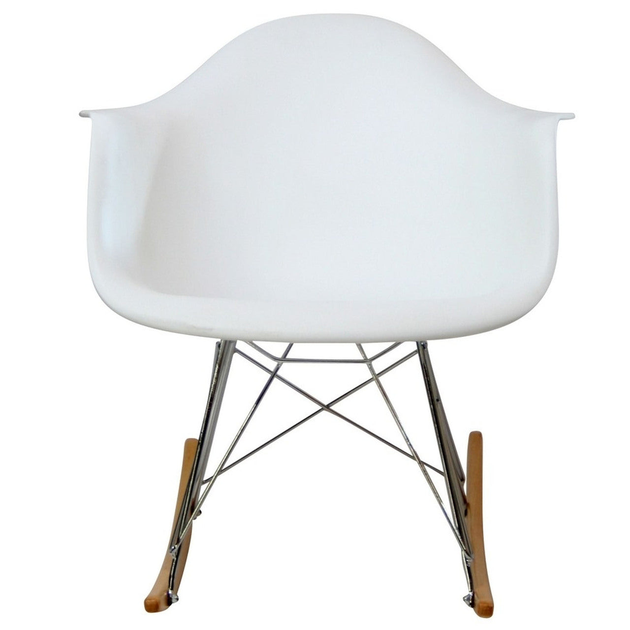Rocker Lounge Chair in White