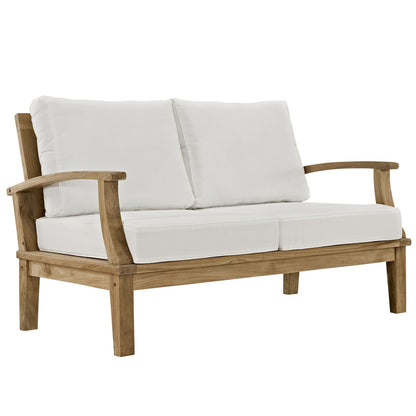 Marina 3 Piece Sofa Set in Natural White