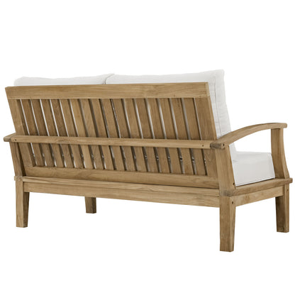 Marina 3 Piece Sofa Set in Natural White