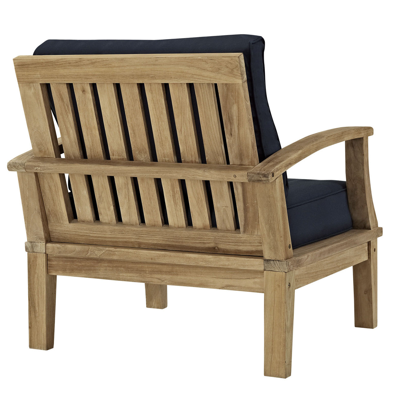 Marina 3 Piece Sofa Set in Natural Navy EEI-1475-NAT-NAV-SET