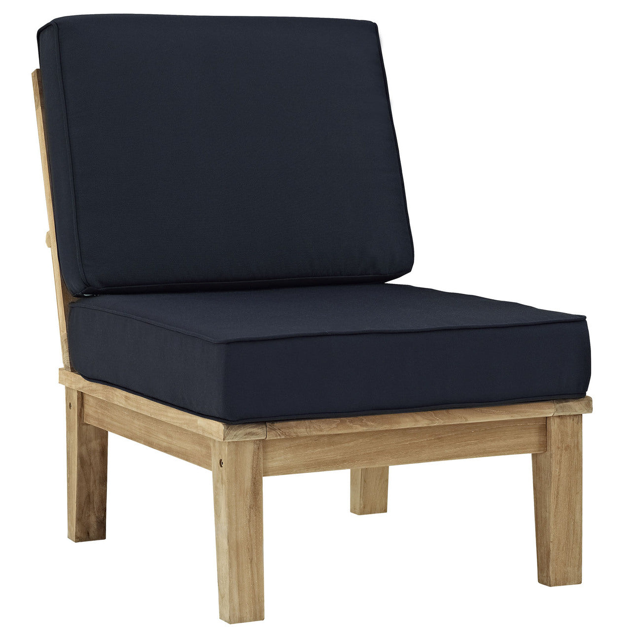 Marina 5 Piece Sofa Set in Natural Navy EEI-1477-NAT-NAV-SET