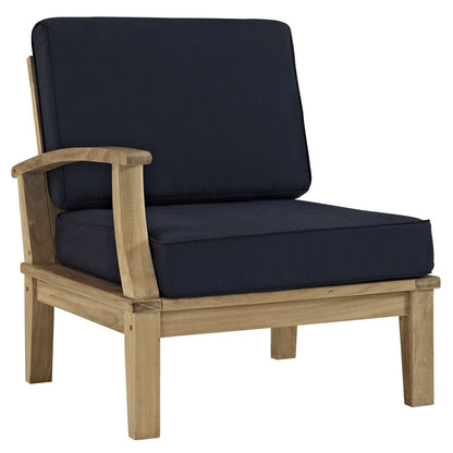 Marina 8 Piece Sofa Set in Natural Navy
