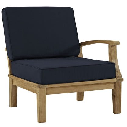 Marina 8 Piece Sofa Set in Natural Navy
