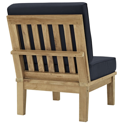 Marina 8 Piece Sofa Set in Natural Navy