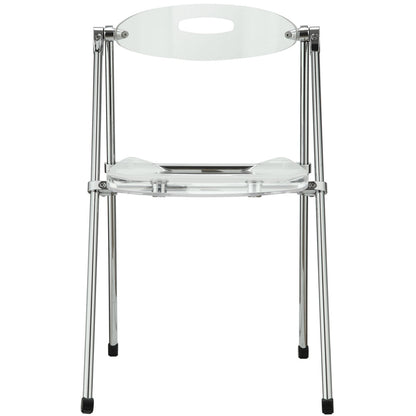 Telescope Folding Chair in Clear