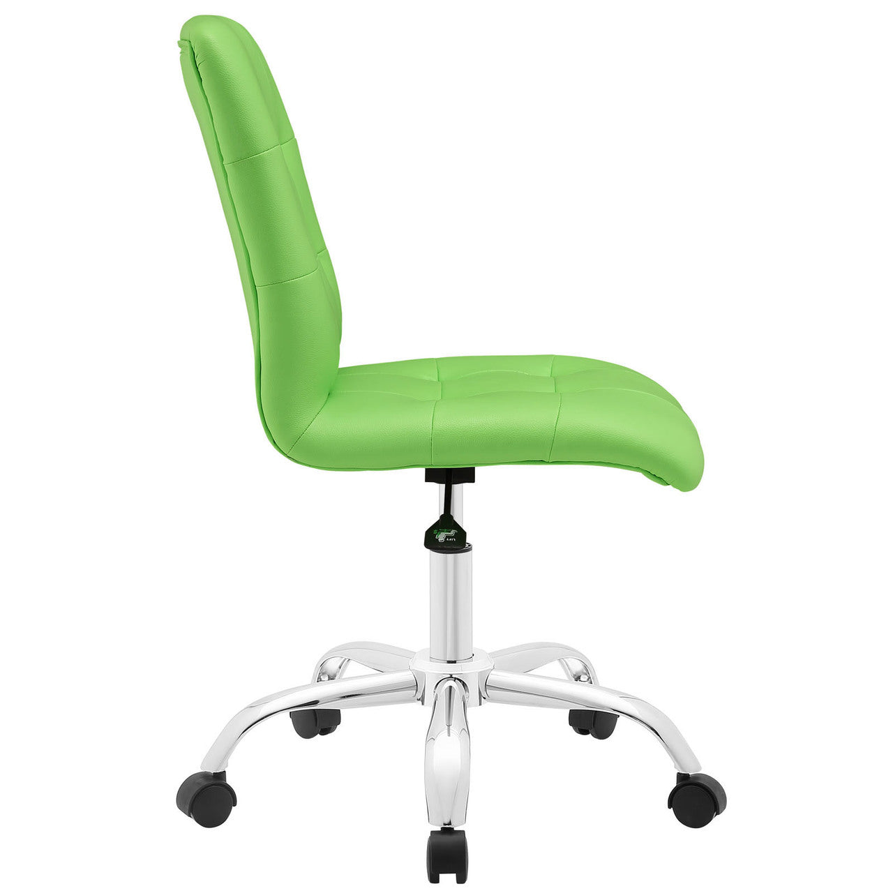 Prim Mid Back Office Chair, Green Faux Leather