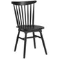 Amble Dining Side Chair, Black Wood