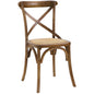 Gear Dining Side Chair, Brown, Wood
