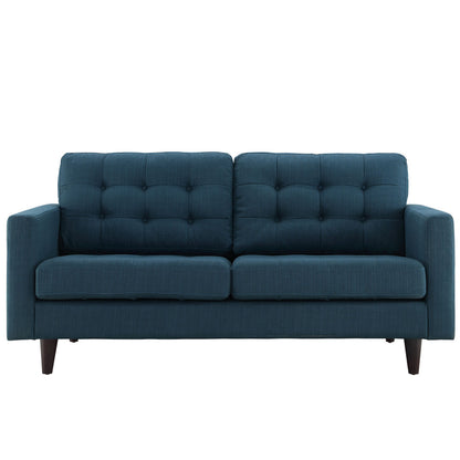 Empress Loveseat, Navy Fabric