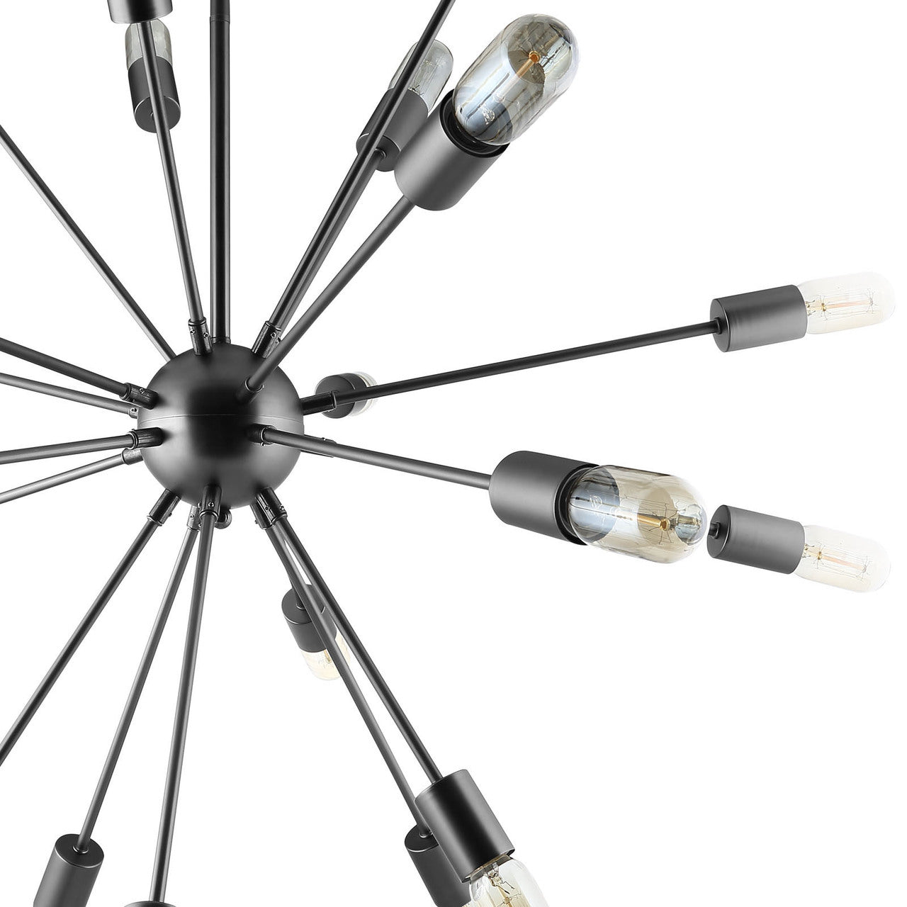 Beam Stainless Steel Chandelier, Silver Steel