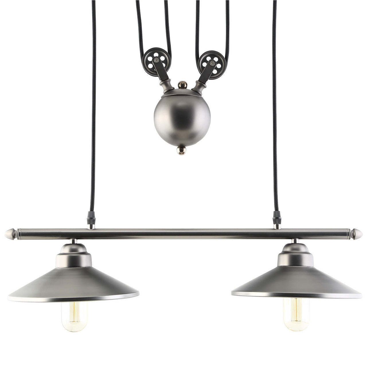 Innovateous Ceiling Fixture, Silver Steel