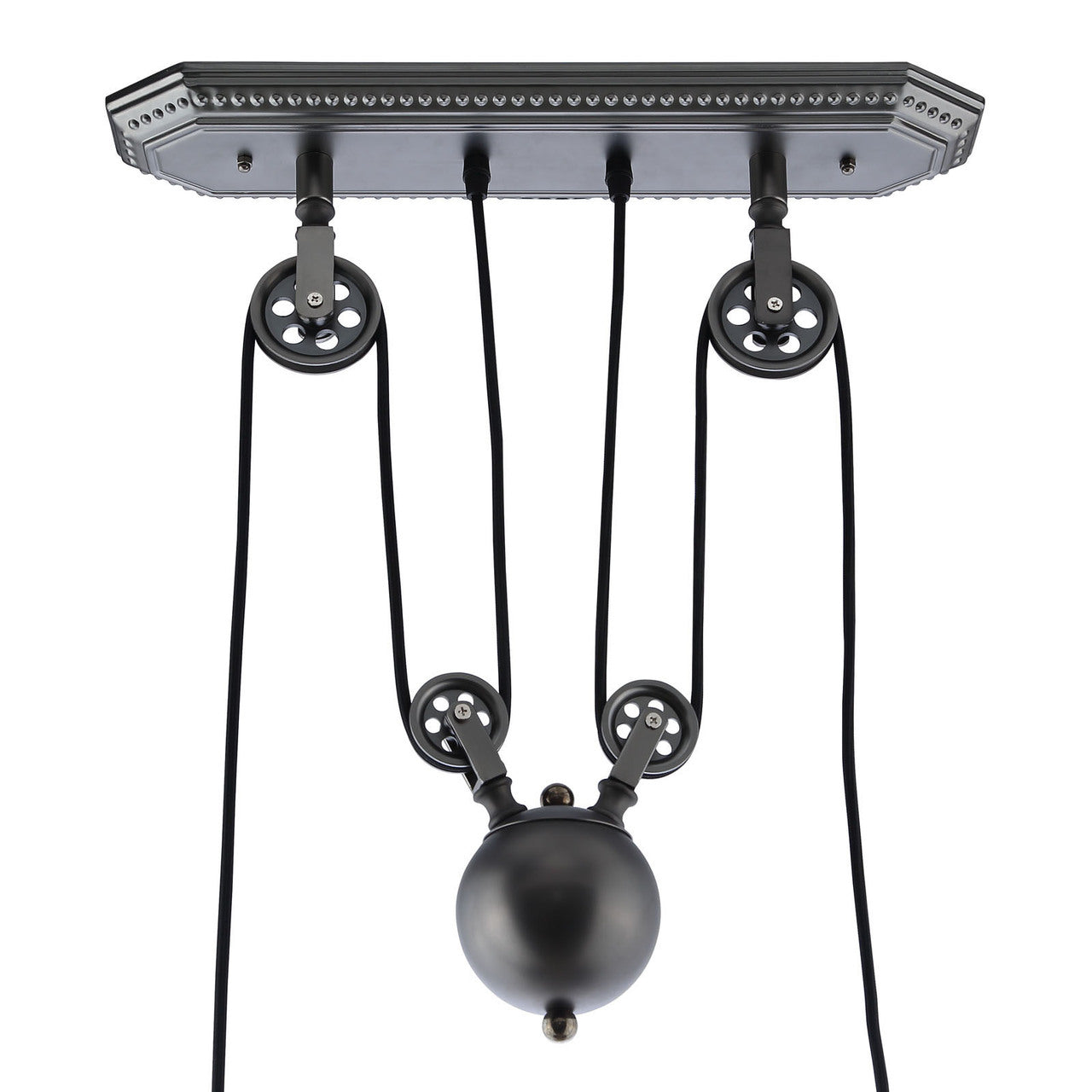 Innovateous Ceiling Fixture, Silver Steel