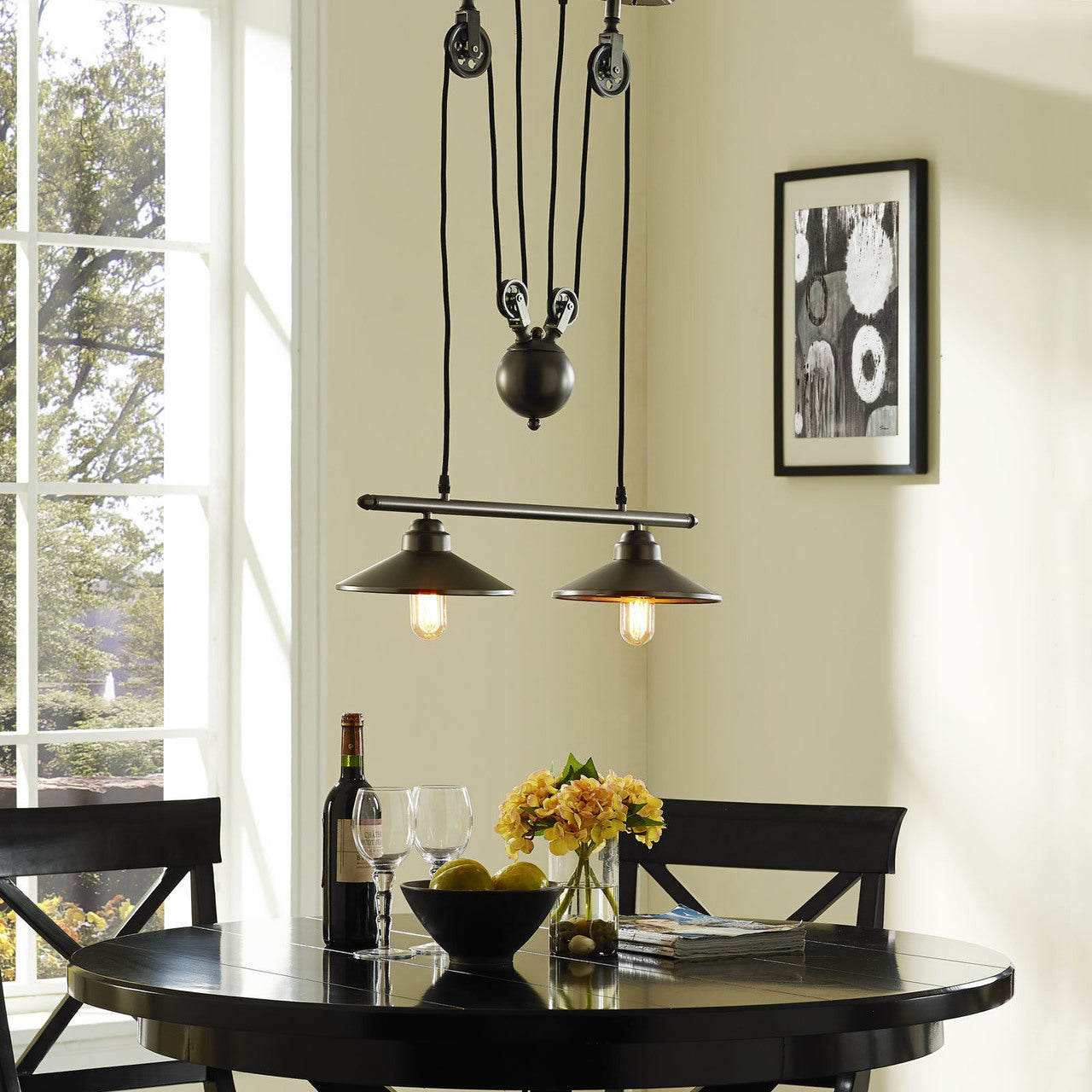 Innovateous Ceiling Fixture, Silver Steel