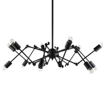 Tagmata Ceiling Fixture, Black Steel