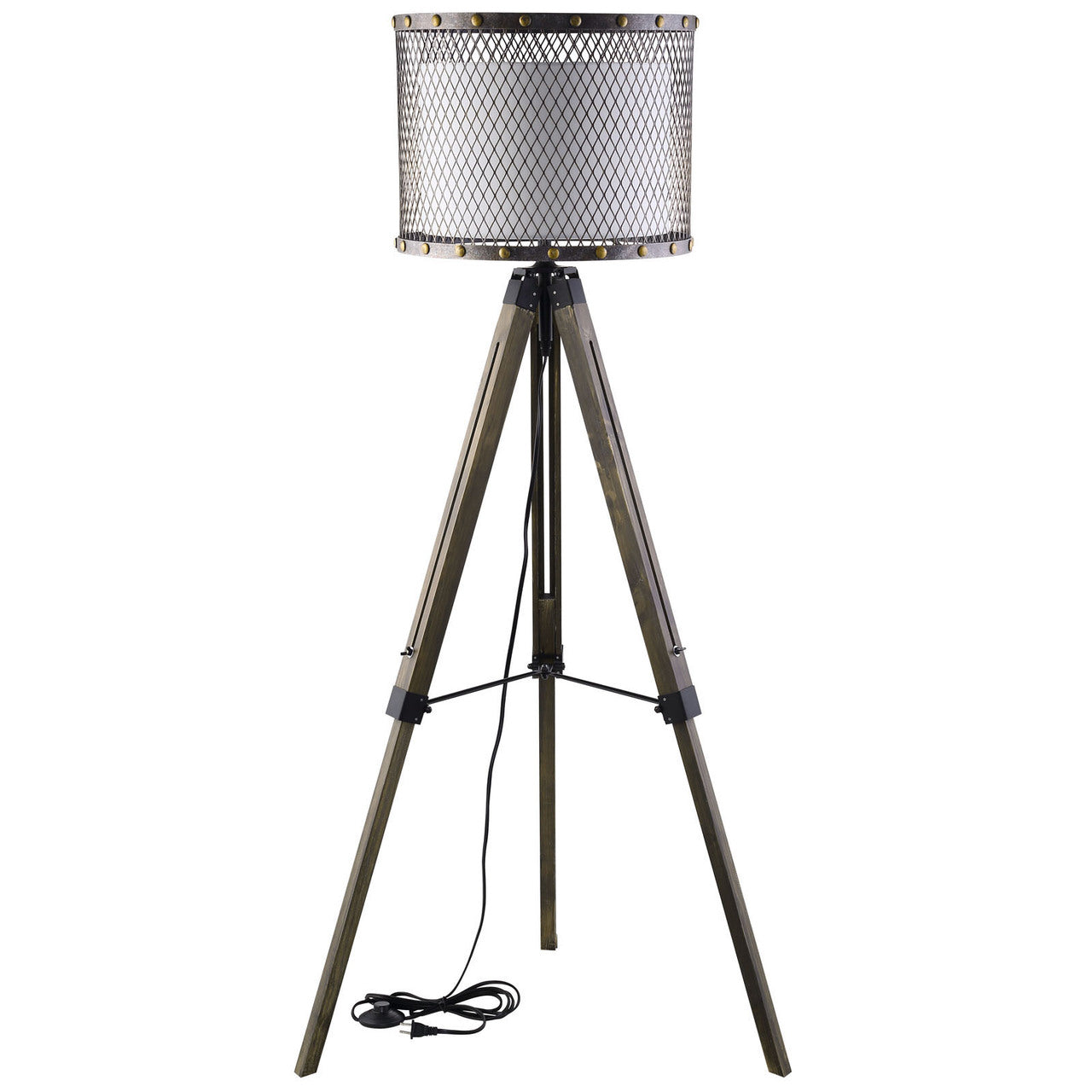 Fortune Floor Lamp, Silver Steel