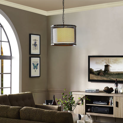 Fortune Chandelier, Silver Steel