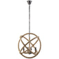 Intention Chandelier, Brown Steel
