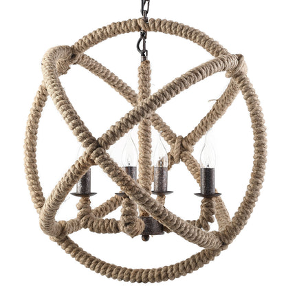 Intention Chandelier, Brown Steel