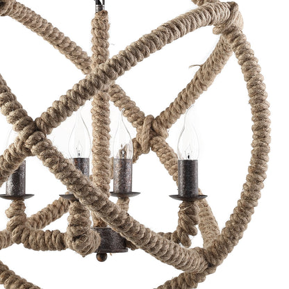 Intention Chandelier, Brown Steel