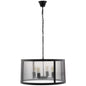 Frost Chandelier, Black Steel