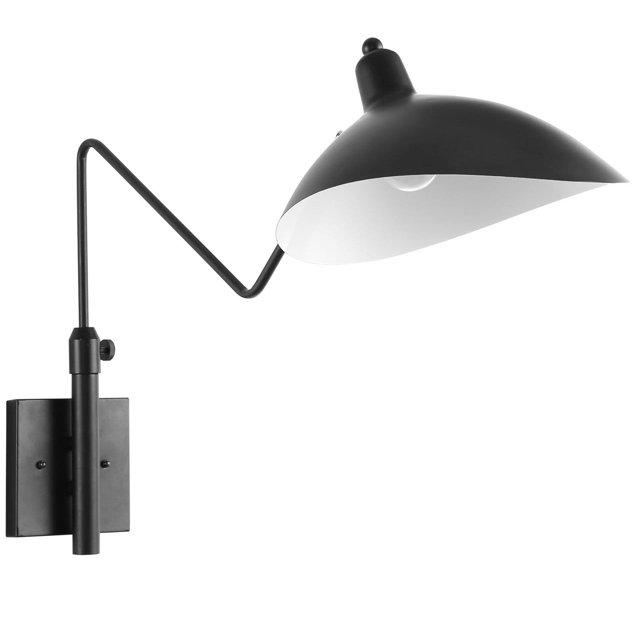 View Wall Lamp, Black Steel