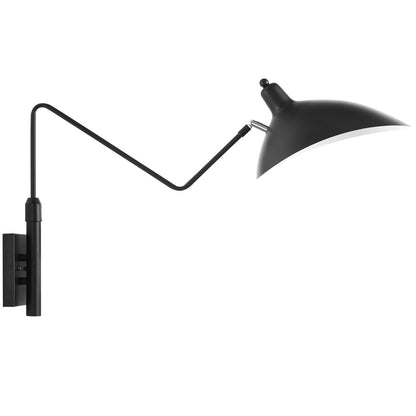 View Wall Lamp, Black Steel