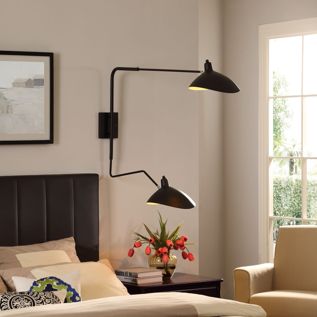 View Wall Lamp, Black, Steel