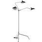 View Stainless Steel Floor Lamp, Black Steel