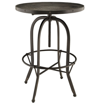 Gather Five PCS Dining Set , Black, Metal 9638
