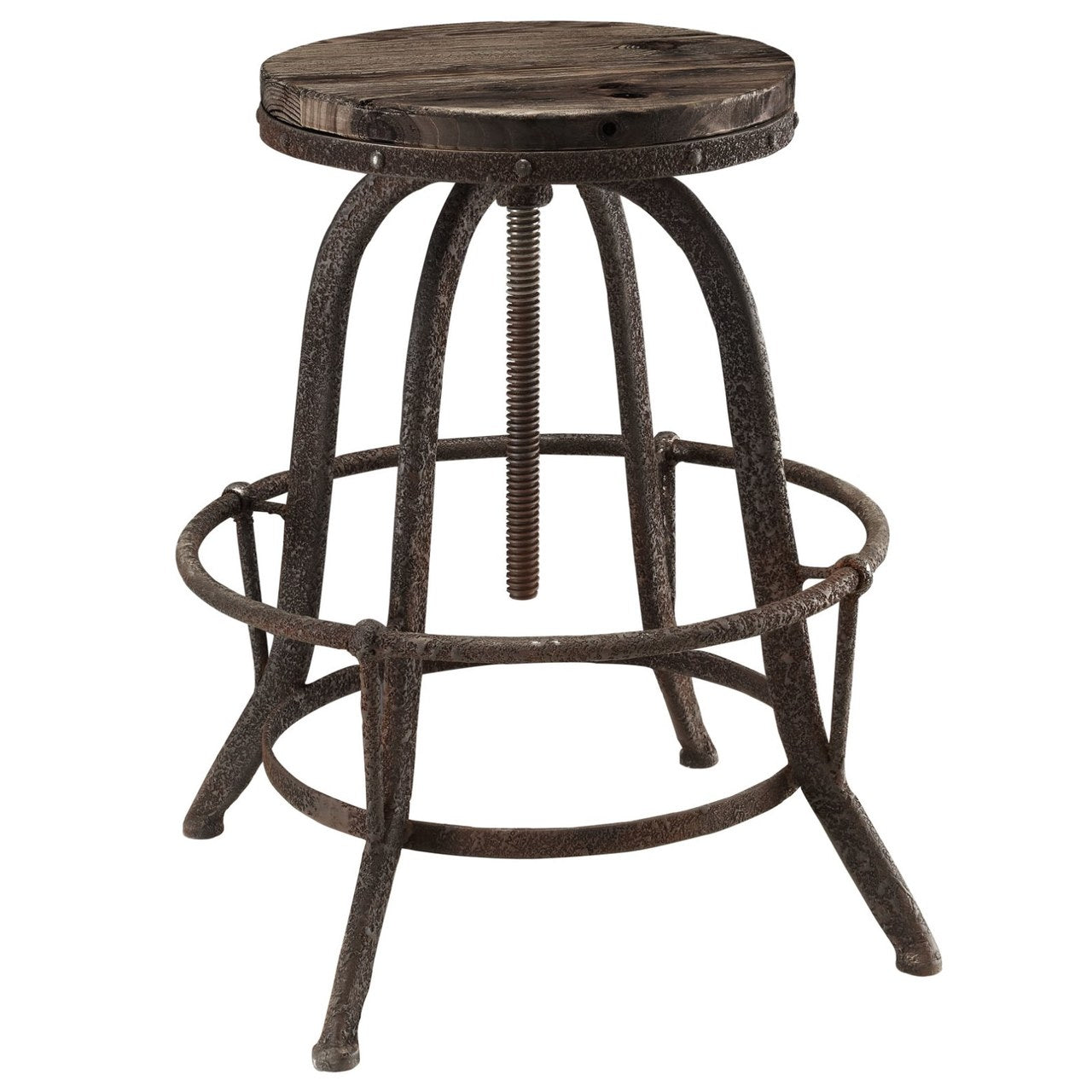 Gather Five PCS Dining Set , Brown, Metal 9639