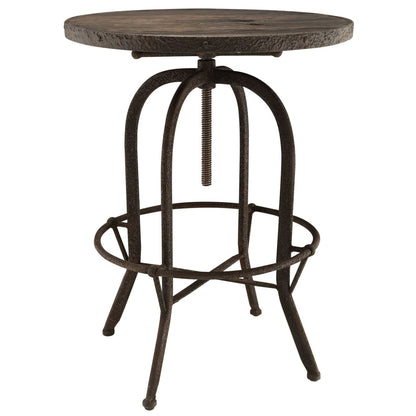 Gather Five PCS Dining Set , Brown, Metal 9639