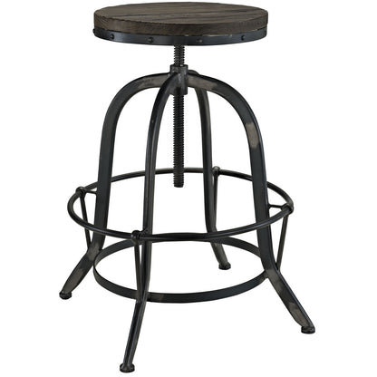 Collect 4 Piece Dining Bar Stool Set, Black Metal