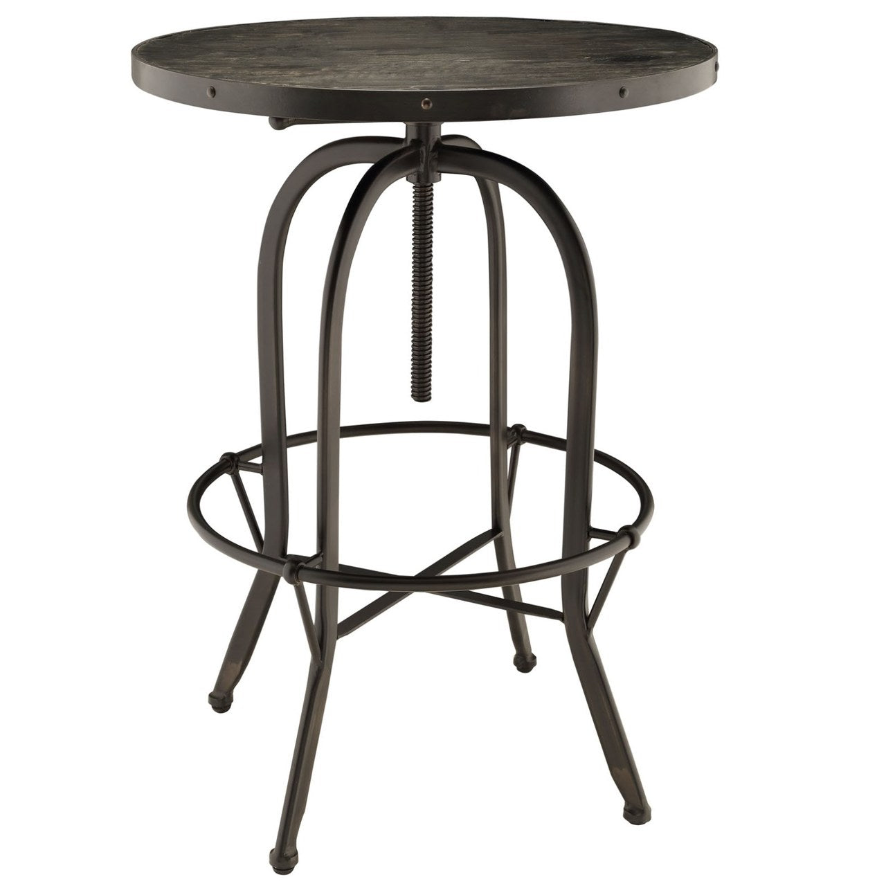 Gather Five PCS Dining Set, Black, Metal 9640