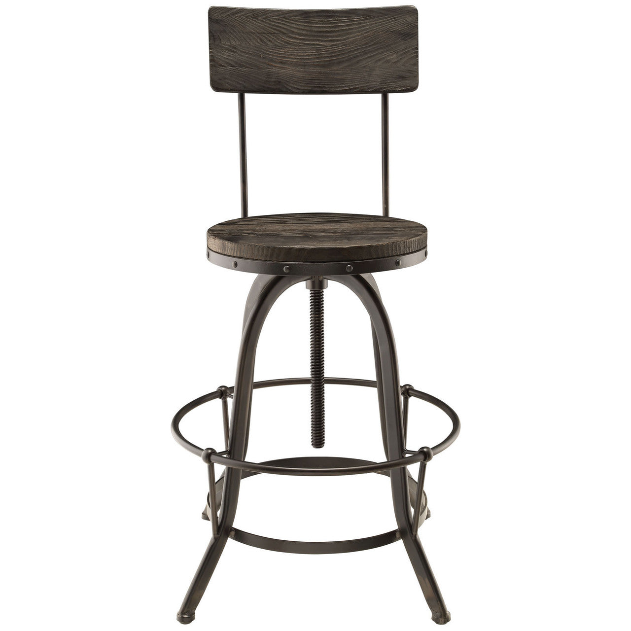Procure 4 Piece Dining Barstool Set, Black Metal
