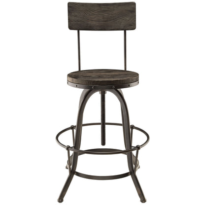 Procure 4 Piece Dining Barstool Set, Black Metal